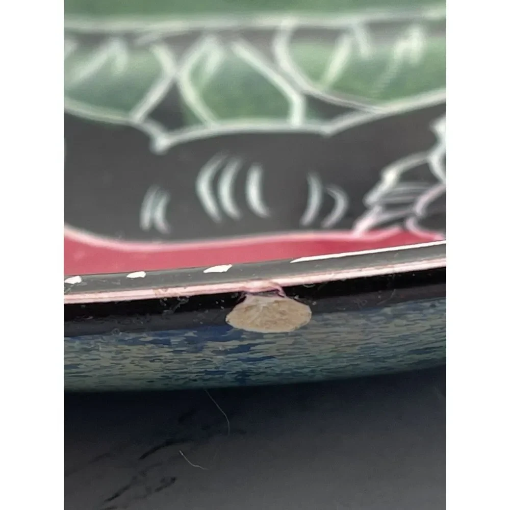 Handmade African‎ Elephant Oval Soapstone Plate & Giraffe Egg